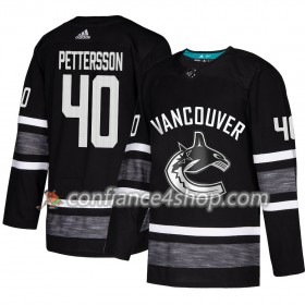Adidas Maillot de Hockey Vancouver Canucks Elias Pettersson 40 2019 All-Star Noir Authentic - Homme